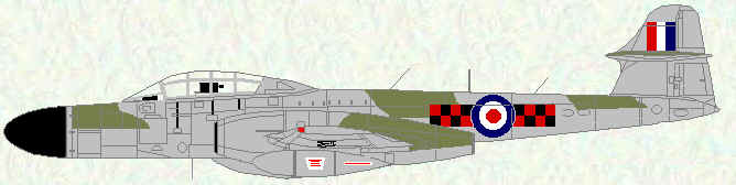 MeteorNF Mk 12 of No 85 Squadron