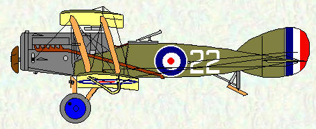 Bristl F2B of No 88 Squadron