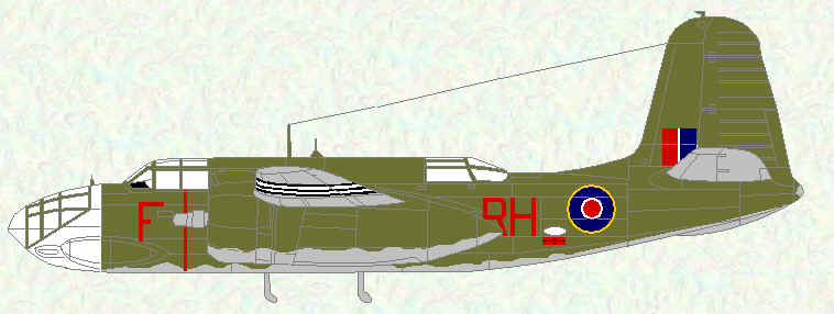 Boston IIA of No 88 Squadron fitted with smoke generators
