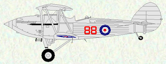 Hawker Hind of No 88 Squadron