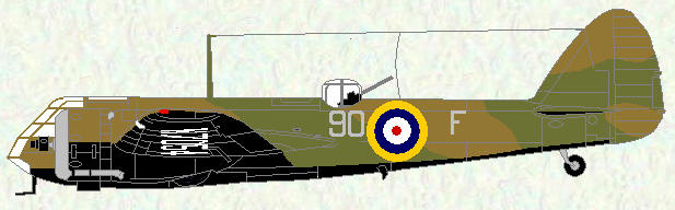 Bristiol Blnheim of No 90 Squadron (pre-war markings)