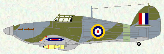 Hurricane IIB as used by No 175 Sqn