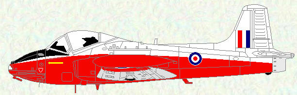 Jet Provost T Mk 5 with tip tanks as used for training fast-jet navigators