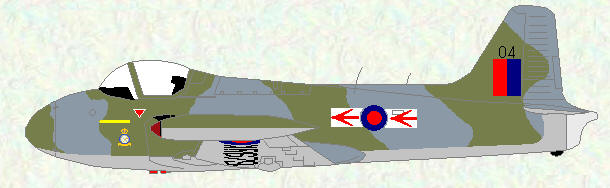 Jet Provost T Mk 4 of No 79 Squadron