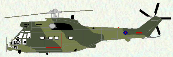 Puma HC mk 1 of No 27 Squadron