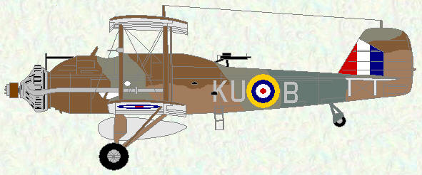 Vincent of No 47 Squadron - July 1940