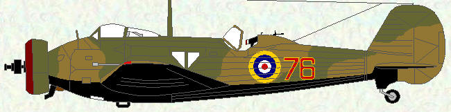 Wellesley I of No 76 Squadron - July 1937