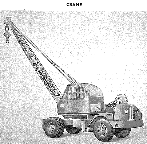 Allen Excavator, Lorry mounted, TypeTK6  with crane