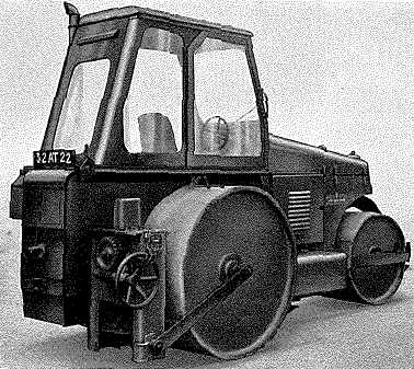 Aveling-Barford 8/10 ton roller,  Model GC (MOS) - from right rear