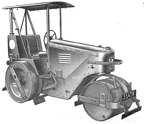 Aveling-Barford 2½ ton road roller, Model GFX