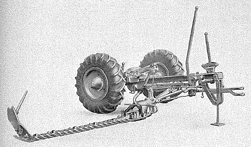 Bamfords Mower, Type 7RTC (pneumatic tyred wheels)