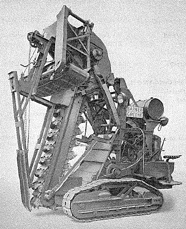 Barber-Greene Ditcher, Model 44C from rear