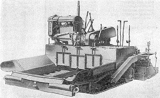 Barber-Greene Paver and finisher, 12 ft, Model 879A
