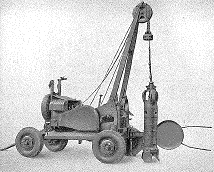 Benoto machine, Type Genie 1950 from rear