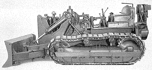 Caterpillar Tractor D6 and attachments 