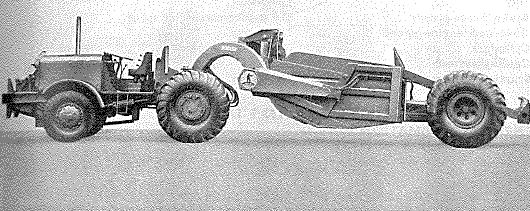 Euclid motorised scraper, 12 cu yd, Type B8FDT-B1SH