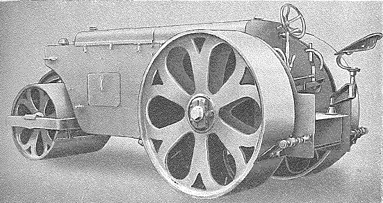 Huber 8/10 ton roller (gasoline engine)
