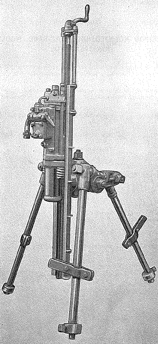 Drill, tripod mounted, Ingersoll-Rand, Model X-71
