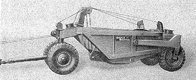 Ruston-Bucyrus Scraper, 6 cu yd, Model S67