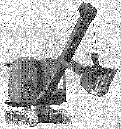 Smith 3/8 cu yd Excavator Type 2/10 from front right