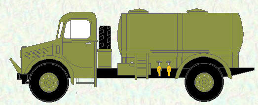 Truck, Tanker, Water, Bedford OY