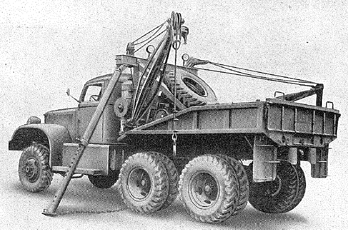 Diamond T, 6x6, Model 696B Breakdown