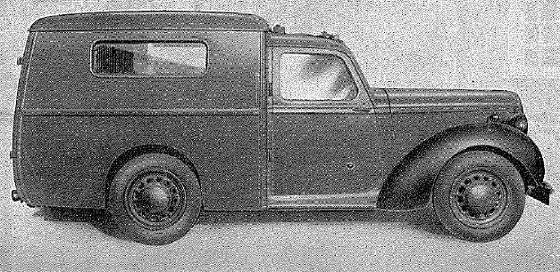 Hillman, 10 cwt, 4x2, Convertible Van