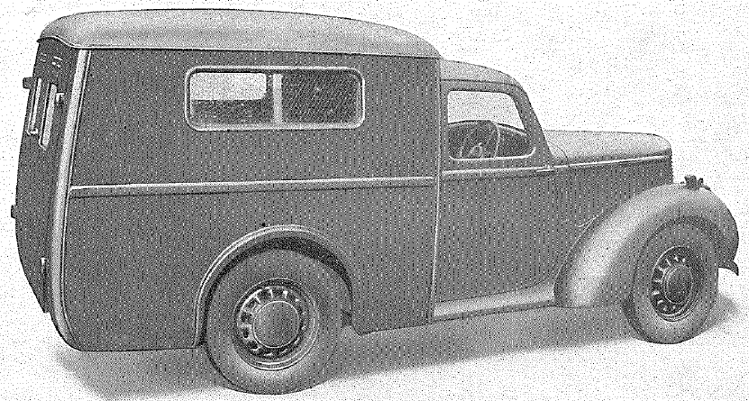 Hillman, 10 cwt, 4x2, Model Minx Van