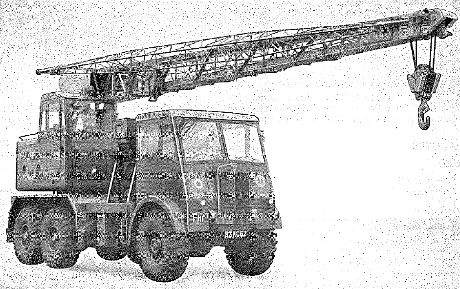 Coles/Steels, 6x6, 10-ton Crane, Model L96404-4 (Diesel; dual control: with sheer legs)