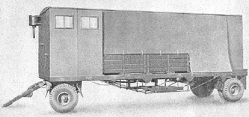 Templewood, 7 ton, 4 twin wheel, trailer, with decompression chamber Mk 2