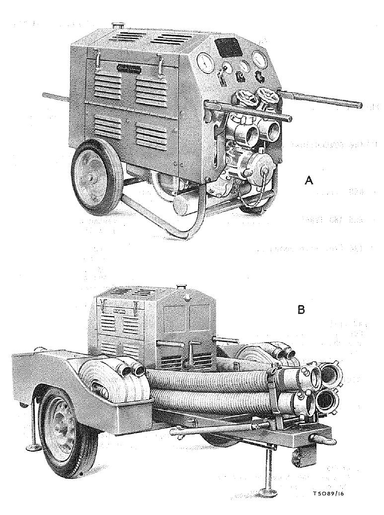 Trailer, Fire Pump, Light, Coventry Climax, TFW