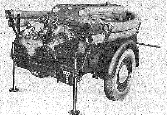 Trailer, Fire Pump, Type B (Coventry Climax) - from rear