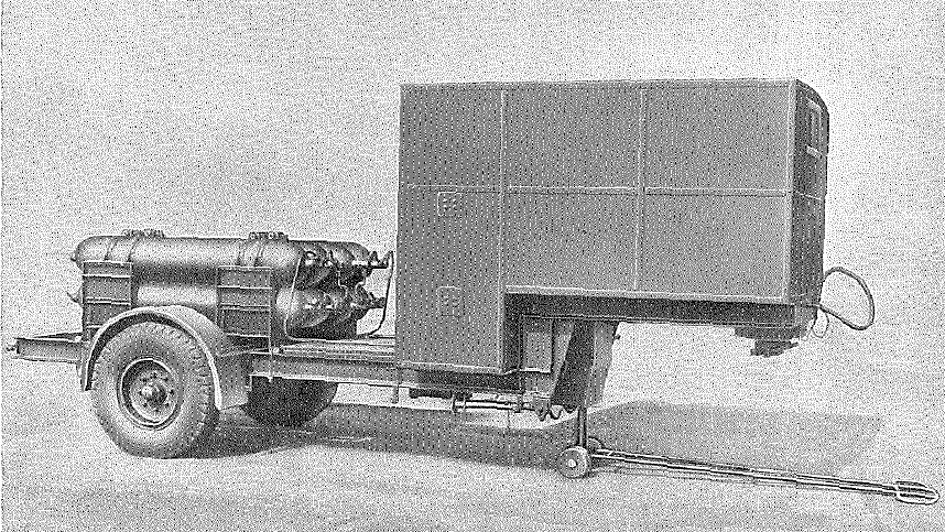 Tasker semi-trailer, 8 ton, 2-wheel, drop frame, air bottle vehicle