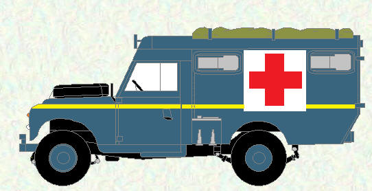 Ambulance, 2/4-stretcher, 4x4, Rover 9