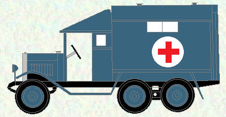 Ambulance, 6x4, Morris Commercial CD