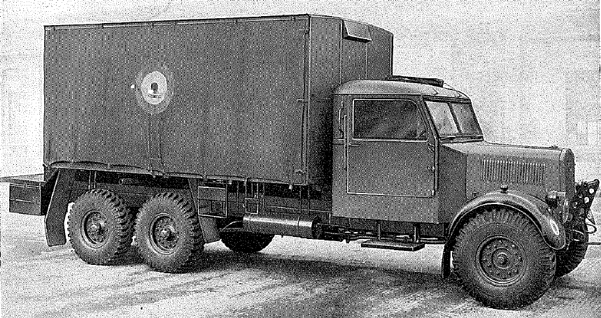 Ford, 3 ton, 6x4, Model WOT 1 chassis with 25 kVA power equipment - closed