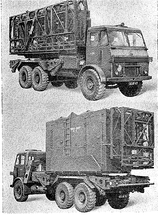 RVT 503 Mk 1 on Leyland, Type 19H/1 chassis - from front and rear left