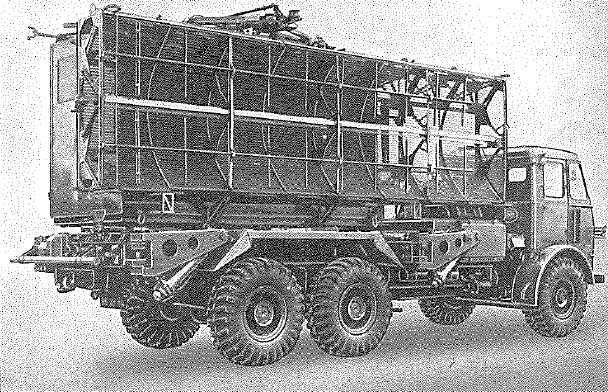 Leyland, 10 ton, 6x4, Model 19H/1 chassis equipped as RVT 500 Mk 1