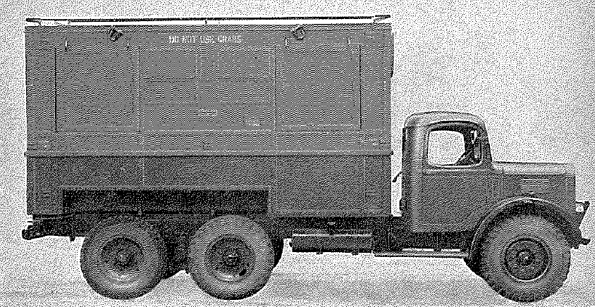 Austin, 3 ton, 6x4, Model K6 chassis equipped as RVT 394 Mk 1