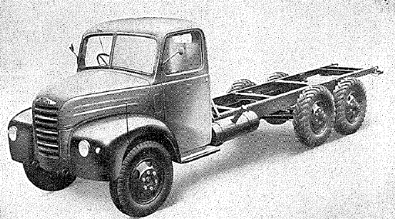 Fordson, 3 ton, 6x4, Thames-Sussex chassis - from front