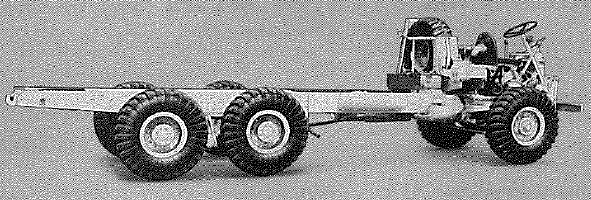 Leyland, 10 ton, 6x4, Type 19H/1 chassis - from rear