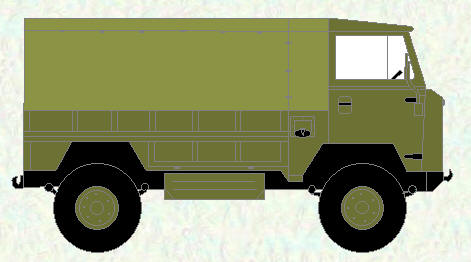 Truck, GS, 1-ton, 12 V, with winch, Rover 101
