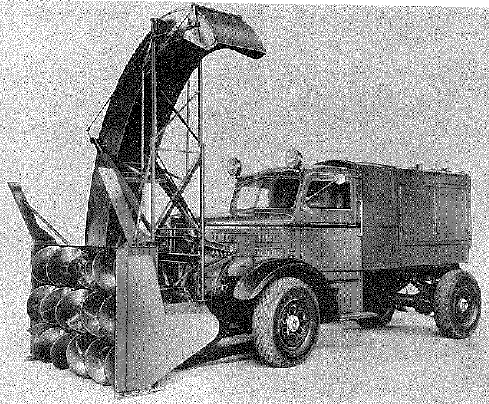 FWD, 4 ton, 4x4, Model SU-COE, with Snogo snow plough