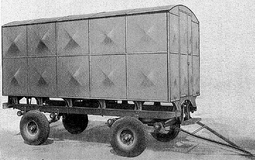 Brockhouse, 3� ton, 4-wheel, Mk 1 trailer equipped as stores vehicle