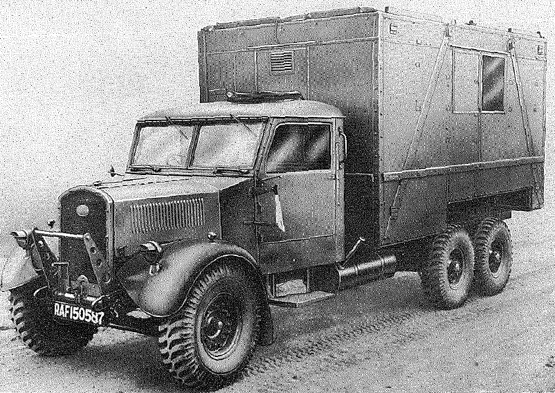 Ford, 3 ton, 6x4, Model WOT 1A chassis equipped as rations carrying vehicle
