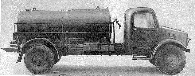 Bedford, 3 ton, 4x2, Model OYC chassis with 670-gallon water tank