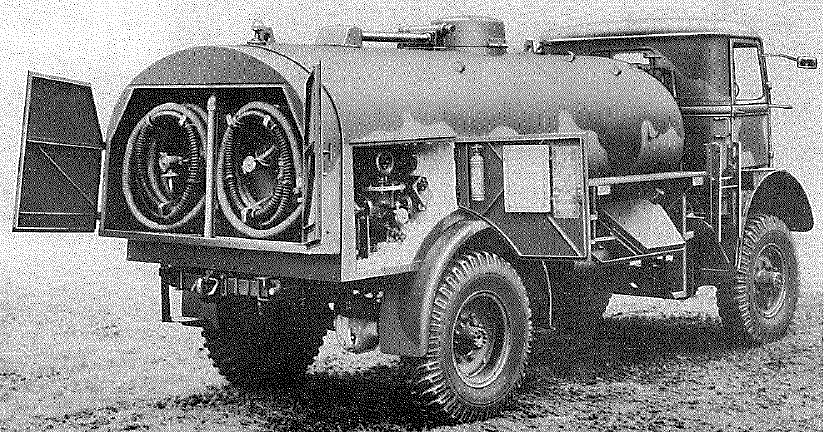 Bedford, 4x4, QL chassis with Butterfield 950-gallon petrol tank