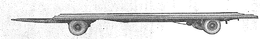 Carrimore trailer, 6 ton, 4-twin wheels, low loading platform