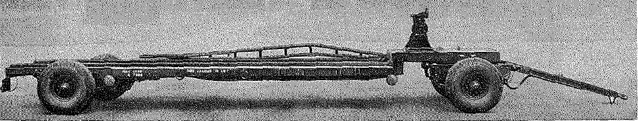 Eagle trailer, 4 ton, 4-wheel, low loading