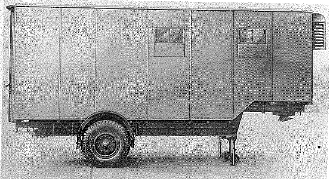 Tasker semi-trailer, 8-ton, 2-wheel, drop frame with Type 'D' body